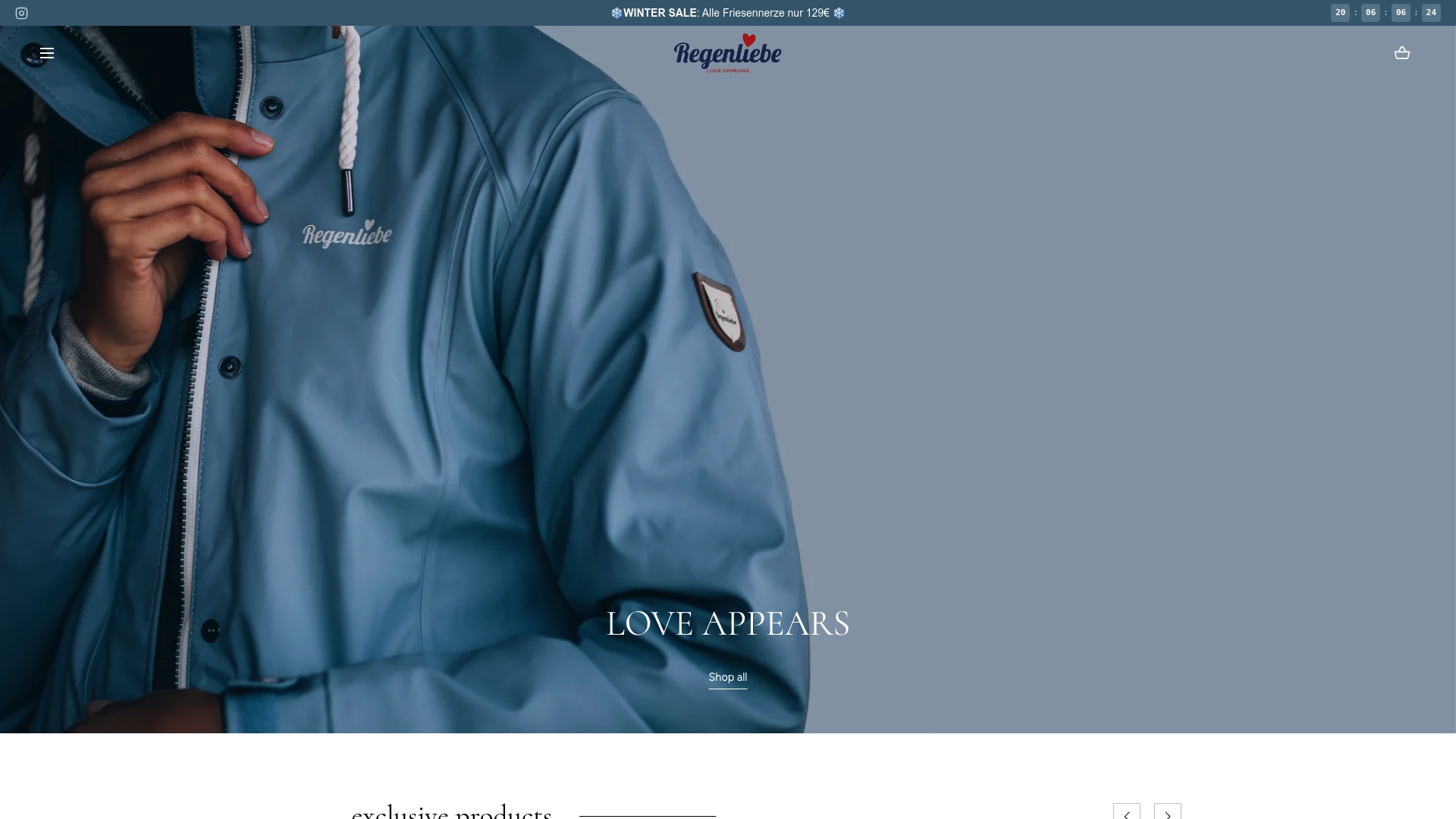 Regenliebe storefront